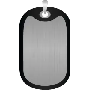 Армейский жетон с гравировкой